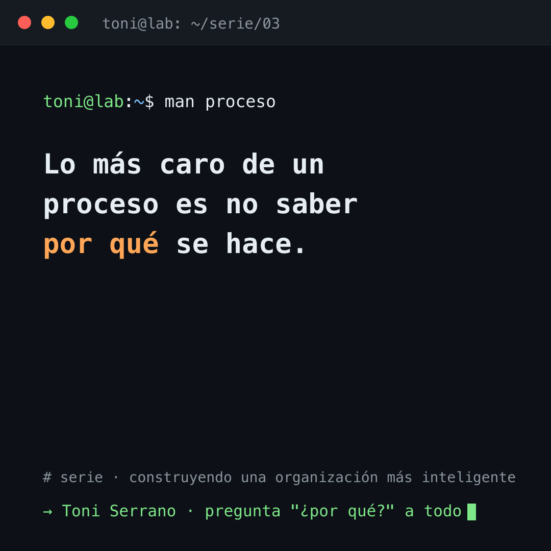 Por qué se hace «así»